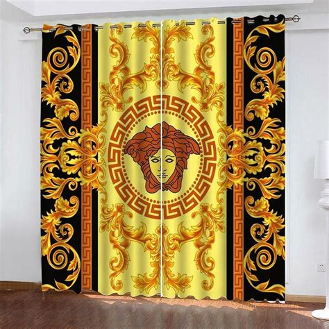 replica versace curtains|versace style home decor.